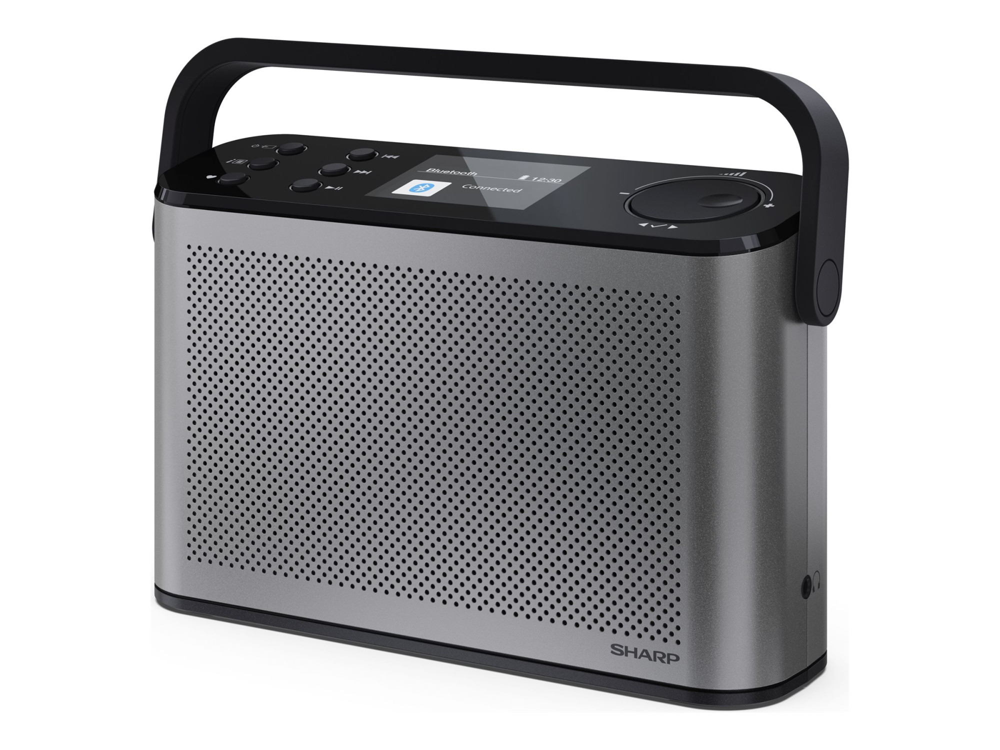 Sharp OSAKA Stereo Portable Digital Radio | DR-P540(GY) | USB port | Bluetooth | FM radio | Wireless connection - Image 4