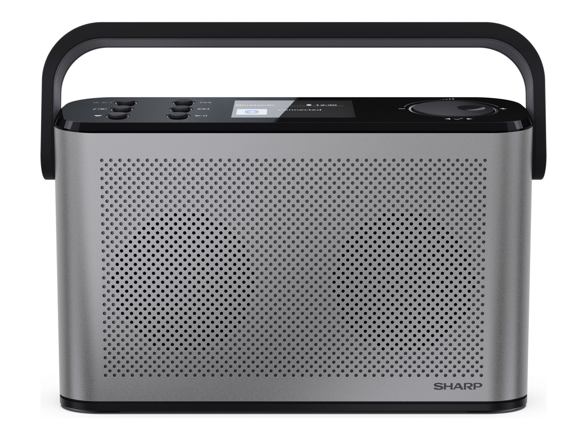Sharp OSAKA Stereo Portable Digital Radio | DR-P540(GY) | USB port | Bluetooth | FM radio | Wireless connection - Image 6