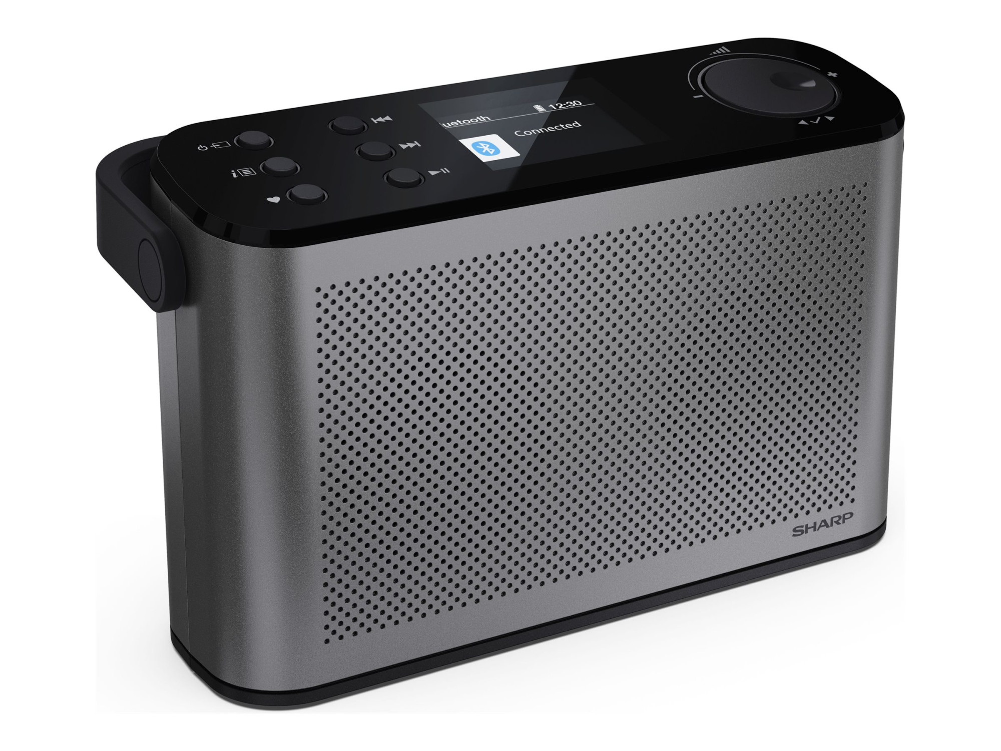 Sharp OSAKA Stereo Portable Digital Radio | DR-P540(GY) | USB port | Bluetooth | FM radio | Wireless connection - Image 8