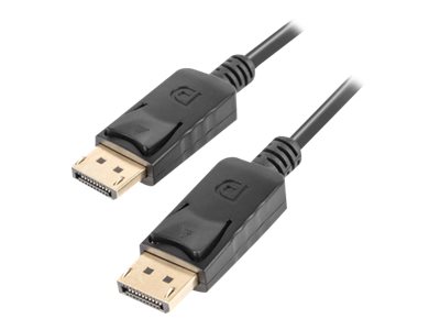 Lanberg DisplayPort Cable 19 Pin V1.2 4K | CA-DPDP-10CC-0005-BK | DisplayPort to DisplayPort - Image 2