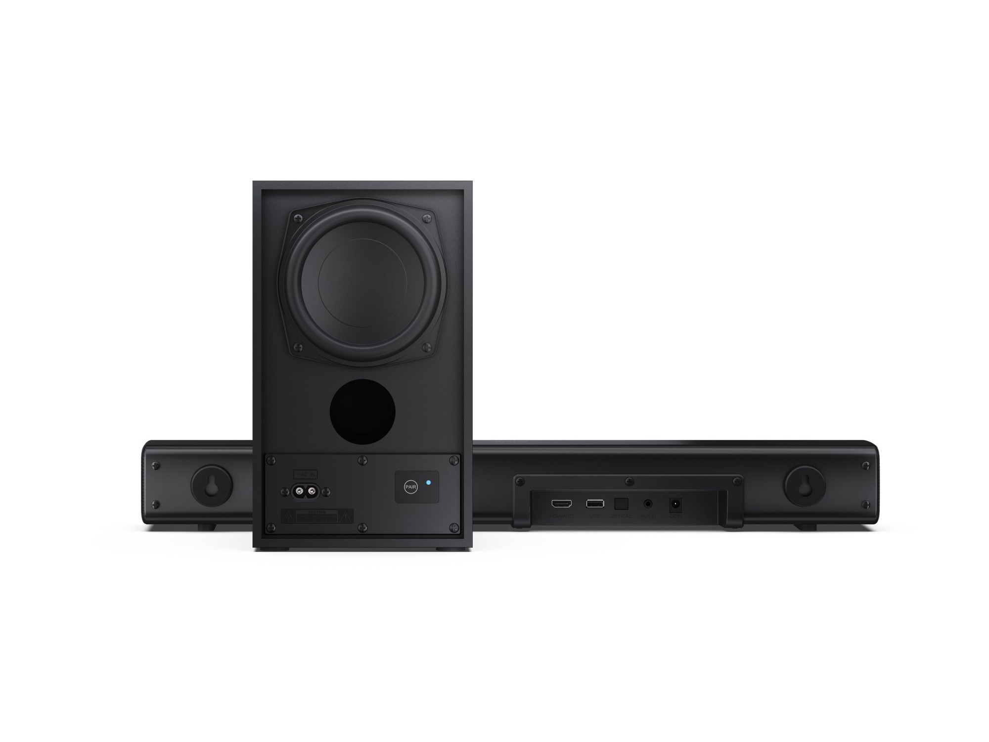 Sharp Compact 2.1 Soundbar with Wireless Subwoofer | HT-SBW121 | 240 W | Bluetooth | Black | Wireless connection - Image 12