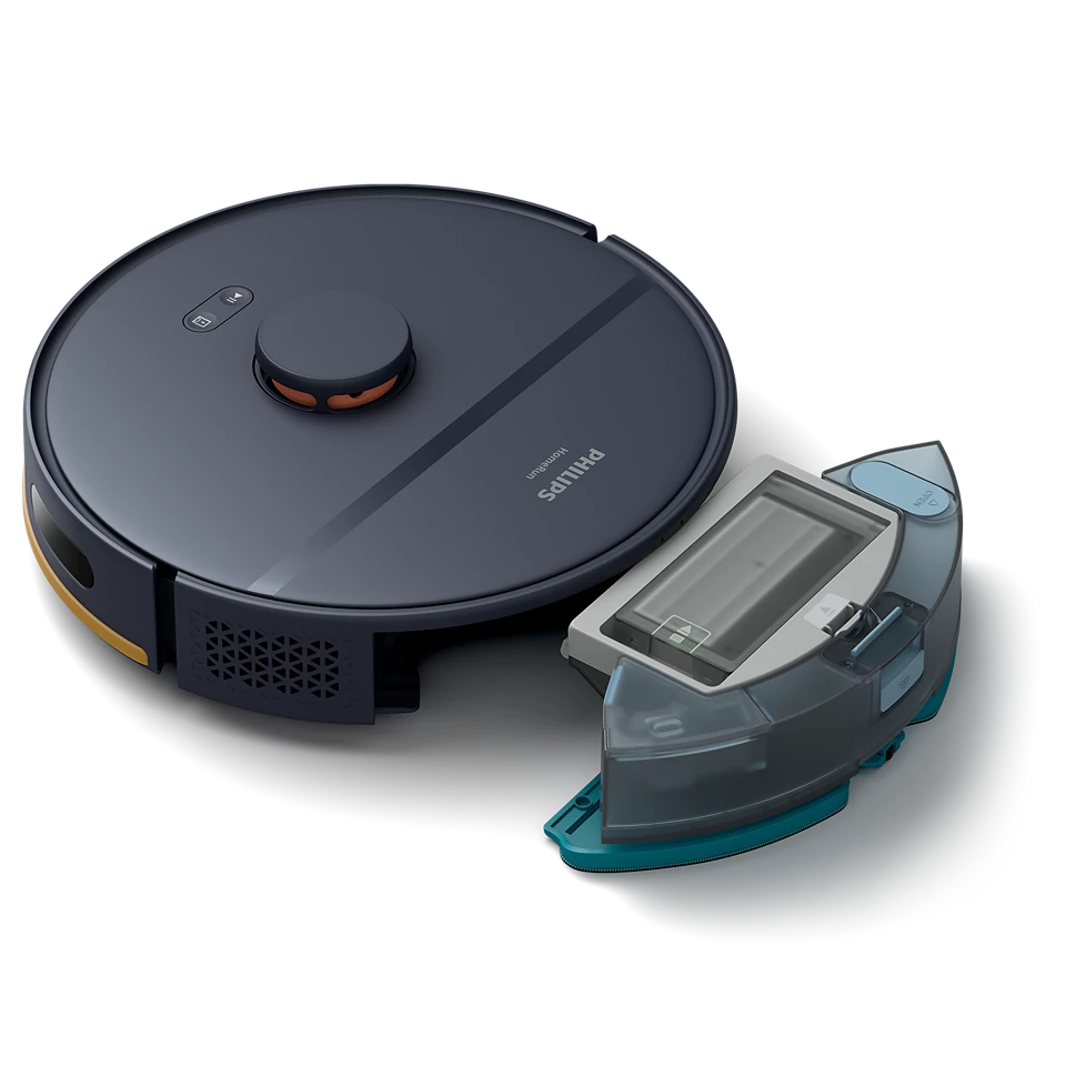 Philips | Robot Vacuum Cleaner | XU2000/10 2000 series | Wet&Dry | Operating time (max) 130 min | Lithium-ion | 2600 mAh | Dust capacity 0.38 L | 2700 Pa | Dark Blue - Image 3