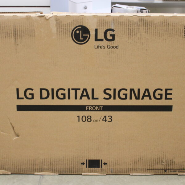 SALE OUT. LG 43UH5N-E 43“ 3840x2160/m2/16:9/8ms/ HDMI DP Audio | LG 43UH5N-E | 43 " | Landscape/Portrait | 24/7 | WebOS | DAMAGED PACKAGING | 500 cd/m² | 8 ms | 178 ° | 178 °