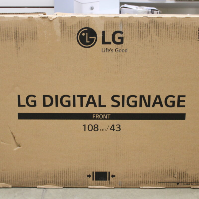 SALE OUT. LG 43UH5N-E 43“ 3840x2160/m2/16:9/8ms/ HDMI DP Audio | LG 43UH5N-E | 43 " | Landscape/Portrait | 24/7 | WebOS | DAMAGED PACKAGING | 500 cd/m² | 8 ms | 178 ° | 178 °