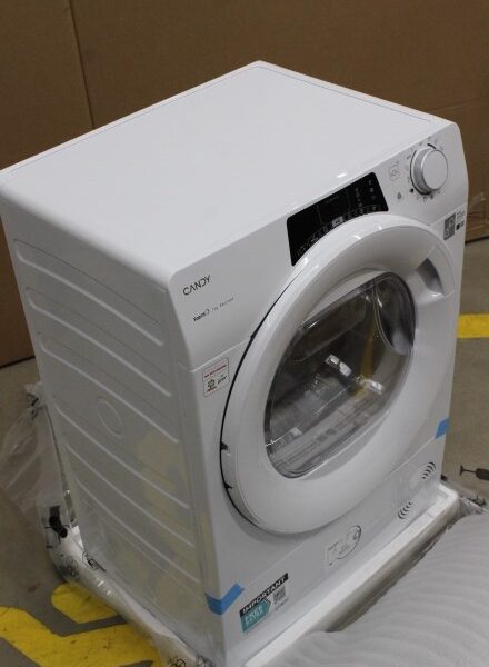 SALE OUT. | Candy | Dryer Machine | RO4 H7A1TEX-S | Energy efficiency class A+ | Front loading | 7 kg | LCD | Depth 46.5 cm | Wi-Fi | White | DAMAGED PACKAGING, DENT ON LEFT SIDE