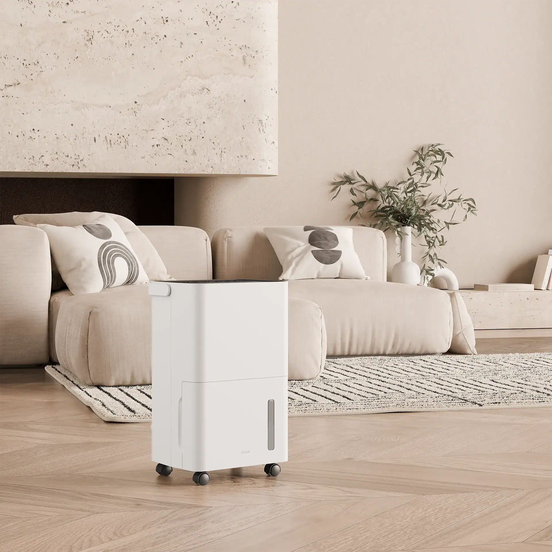 Duux Smart Dehumidifier | Bora | Suitable for rooms up to 30 m² | Water tank capacity 1.7 L | White - Image 15