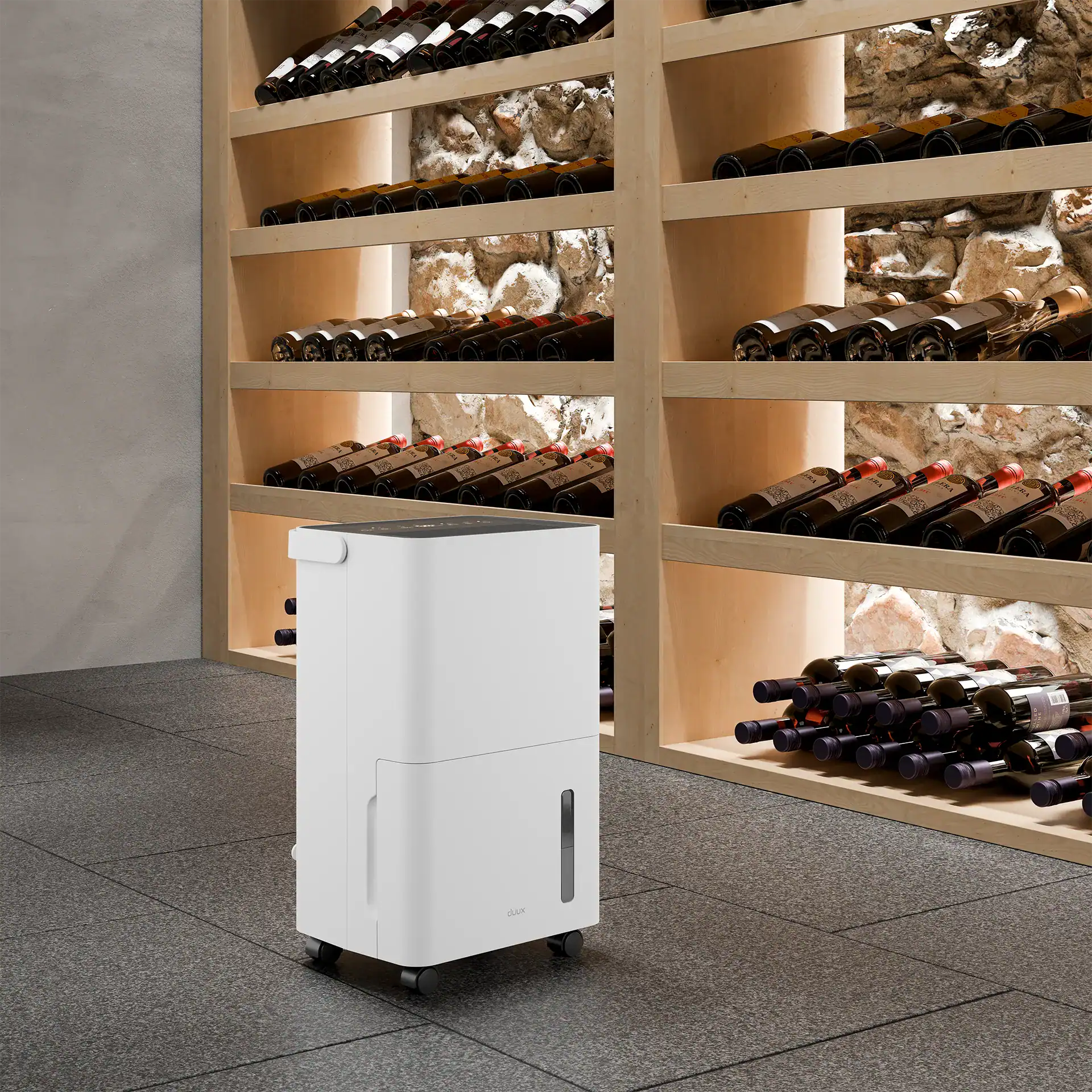 Duux Smart Dehumidifier | Bora | Suitable for rooms up to 30 m² | Water tank capacity 1.7 L | White - Image 17