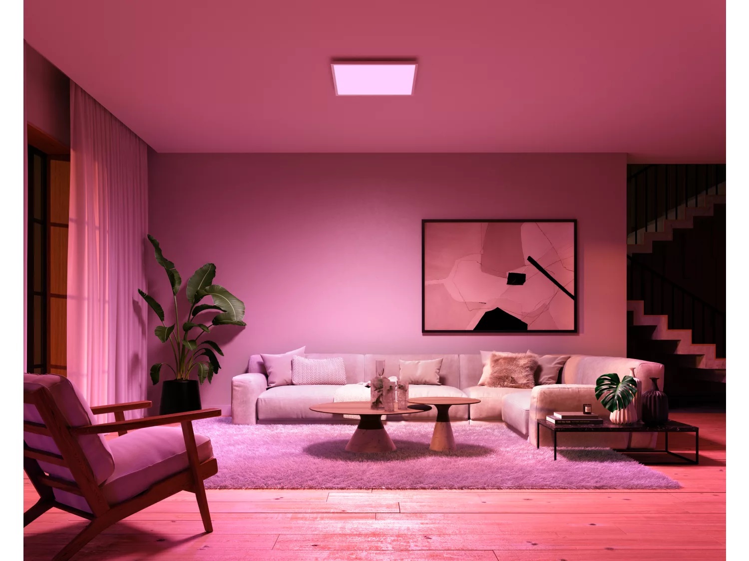 Philips Hue Surimu Square Panel | 100 W | White and colour 2000-6500 Hue White Colour Ambiance | Bluetooth - Image 9