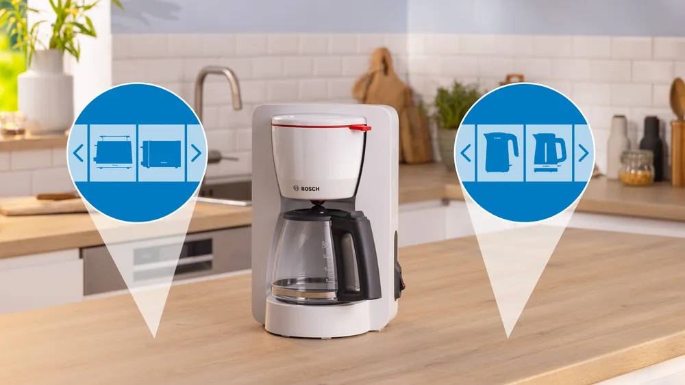 Bosch Coffee Maker | TKA2M111 MyMoment | Drip | 1200 W | White - Image 2