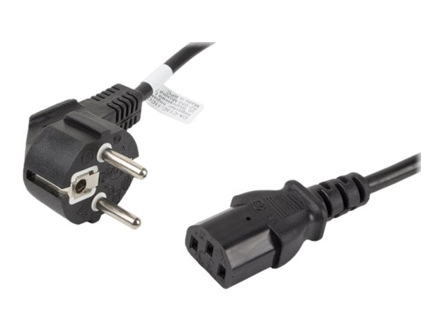 Lanberg | CEE 7/7 to IEC 320 C13 Power Cord | CA-C13C-11CC-0018-BK - Image 4