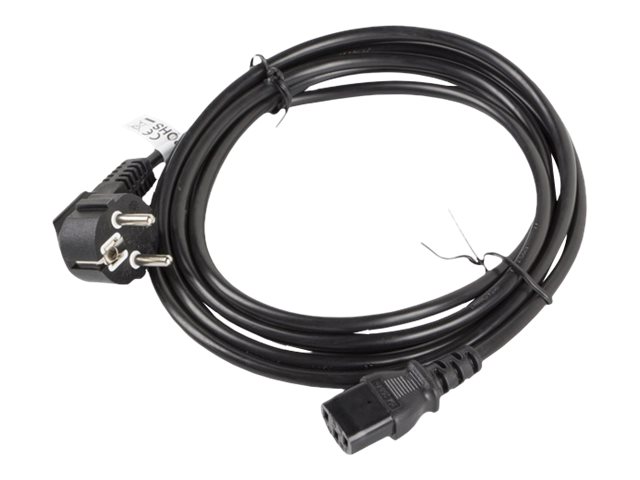 Lanberg | CEE 7/7 to IEC 320 C13 Power Cord | CA-C13C-11CC-0030-BK - Image 2