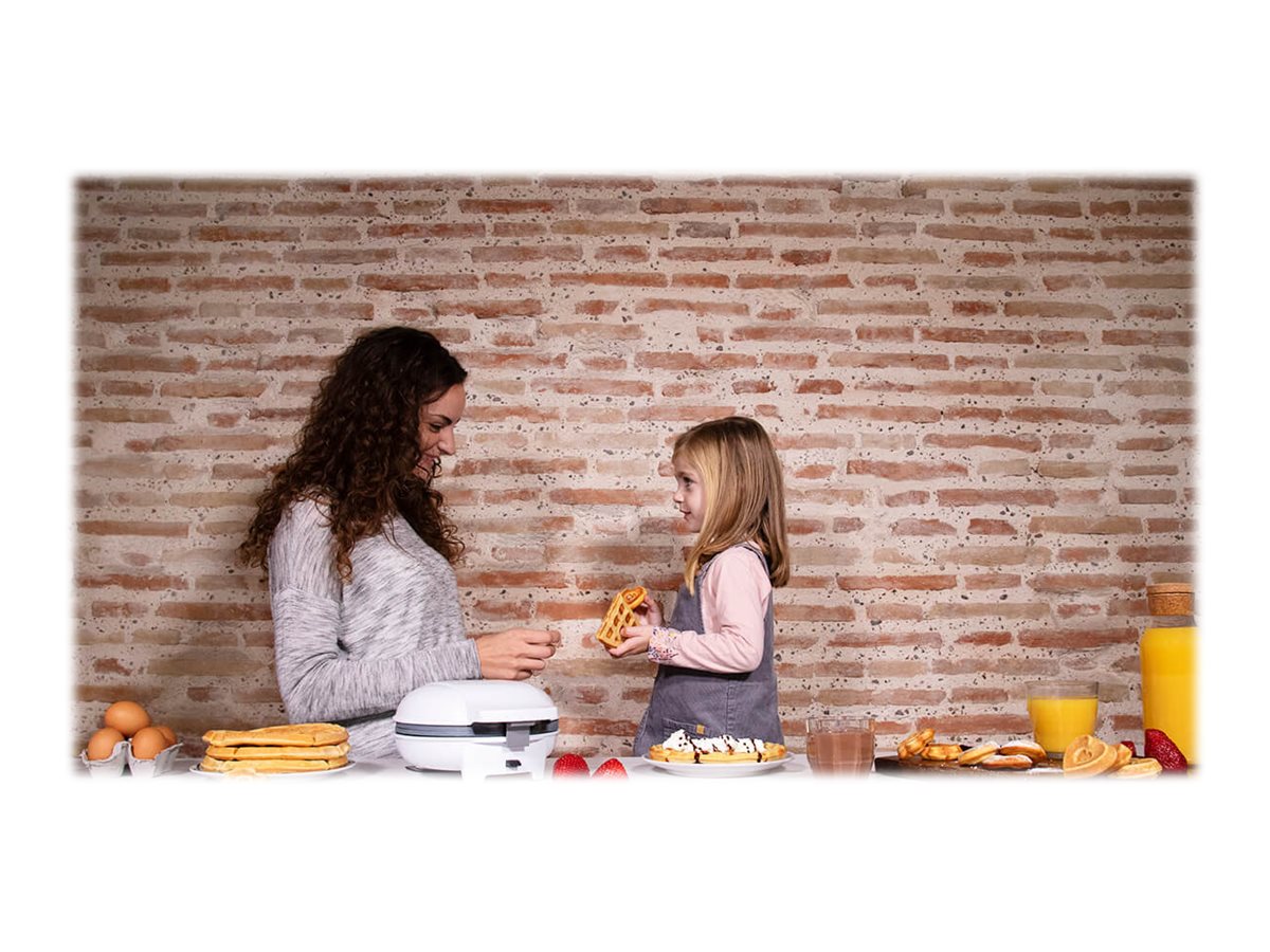 Cecotec Waffle Maker | Fun Gofrestone 3in1 | 700 W | Number of pastry 3 | Waffle/Muffin/Donut | White - Image 6