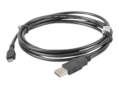 Lanberg USB Micro (M) to USB-A (M) 2.0 Cable | CA-USBM-10CC-0018-BK - Image 2