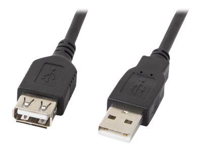 Lanberg Lanberg USB-A 2.0 Cable, 5 m | CA-USBE-10CC-0050-BK | USB Type-A to USB Type-A - Image 4