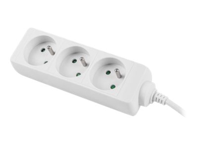 Lanberg Cable Power Strip, 3X French Outlets Quality-Grade Copper, 1.5 m | PS0-03E-0150-W - Image 4