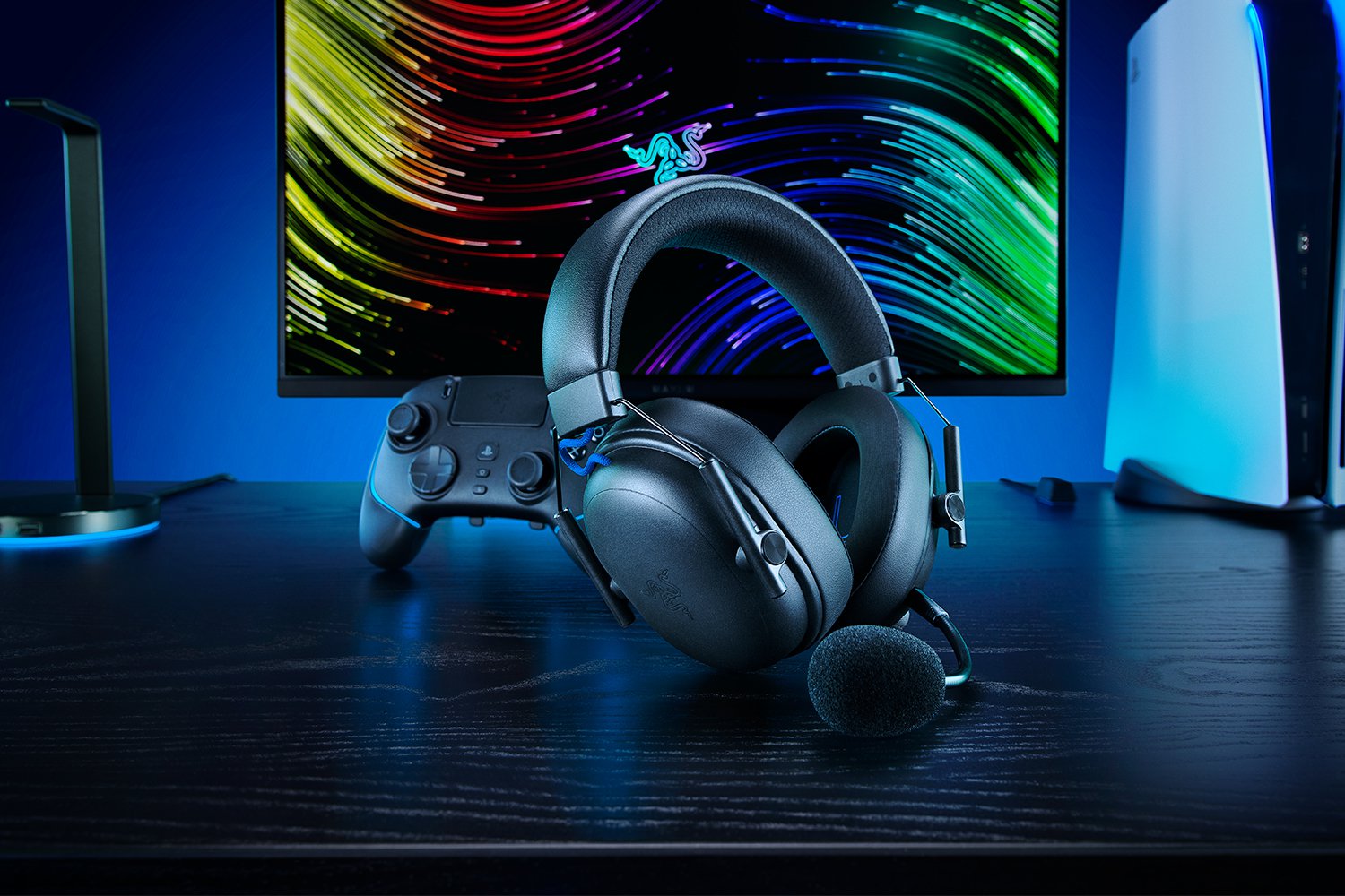 Razer | BlackShark V3 for PlayStation | Bluetooth | Over-Ear | Microphone | Wireless | Black - Image 6