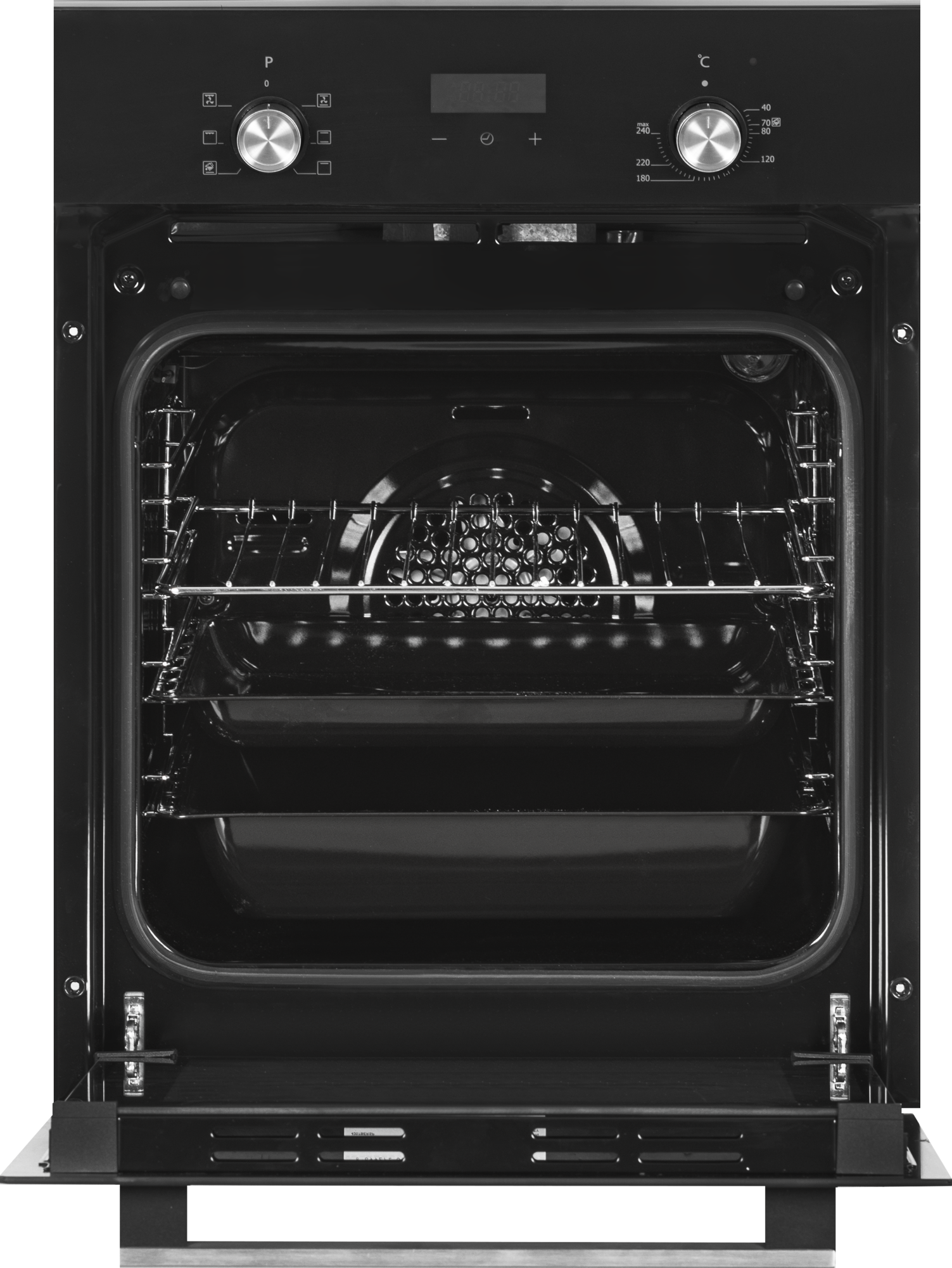 Simfer Oven | 4207DERSP.1 | 47 L | Multifunctional | Manual | Pop-up knobs | Height 59.5 cm | Width 45 cm | Black - Image 2