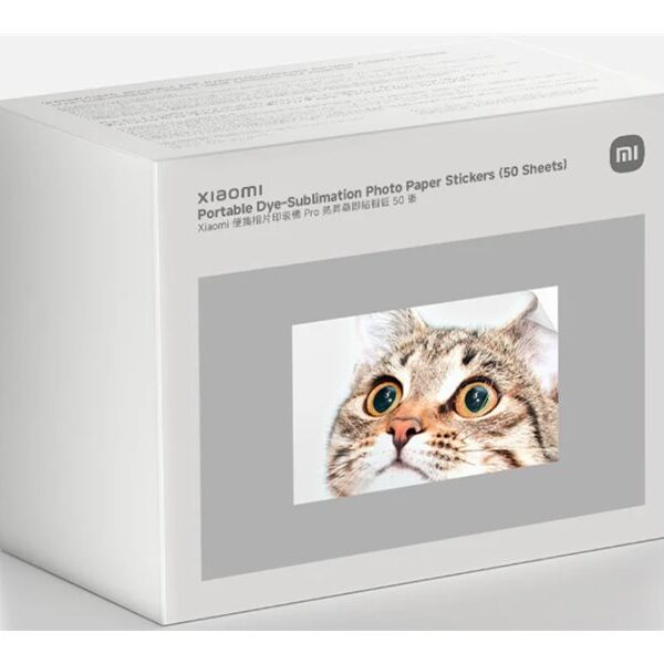 Xiaomi Portable Dye-Sublimation Photo Paper Stickers (50 Sheets) | Xiaomi