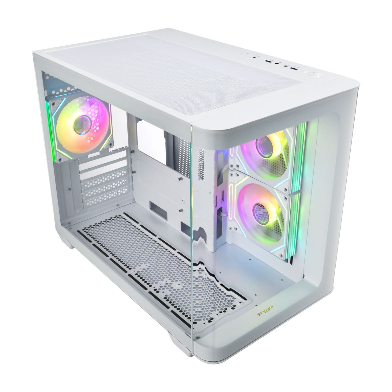 FSP Case | S380 | White | Mid Tower | Power supply included No - Image 3