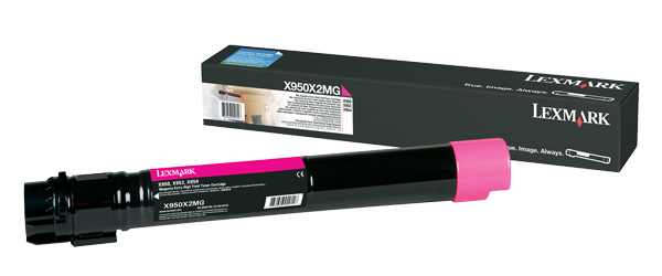 Lexmark X950X2MG | X95x Magenta Extra High Yield Toner Cartridge (22K) | Cartridge | Magenta