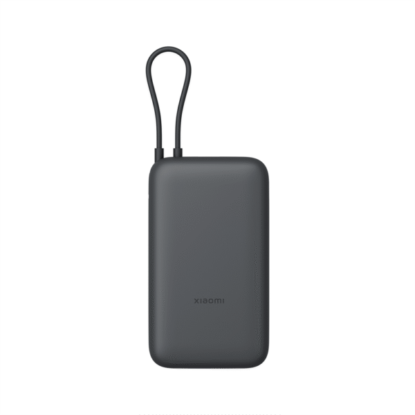 Xiaomi Power Bank 20000mAh (Integrated Cable) | 20000 mAh | Dark Gray