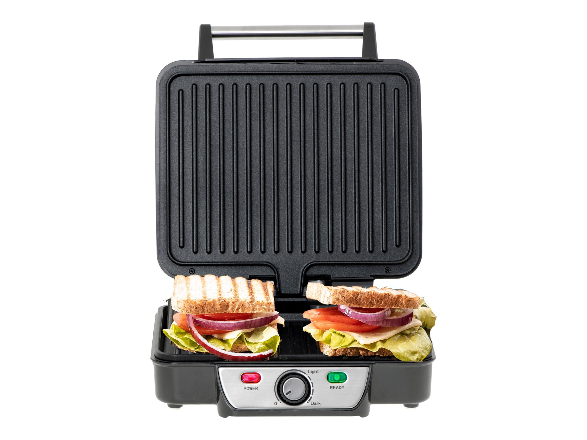Mesko | Grill | MS 3050 | Contact grill | 1800 W | Black/Stainless steel - Image 3
