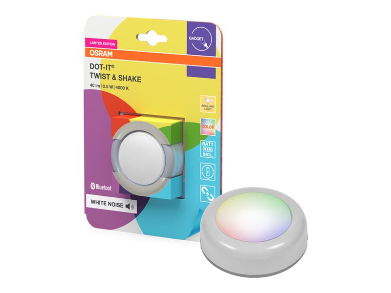 Osram Dot-It Twist and Shake Portable Mini LED Light | Cool White - Image 2