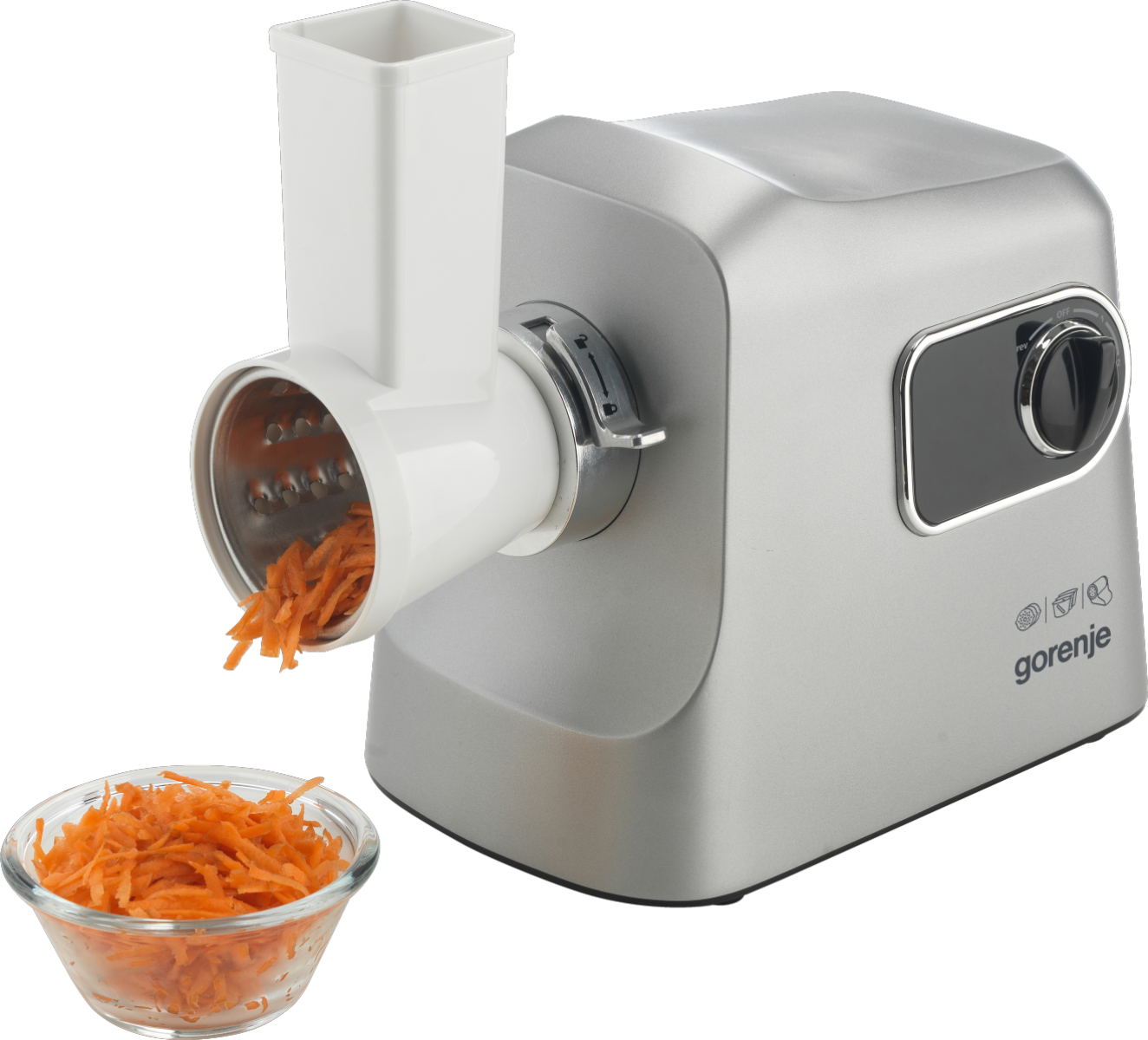 Gorenje Meat grinder | MG2500DS | Stainless Steel/White | 2500 W | Number of speeds 1 | Throughput (kg/min) 2.8 - Image 4