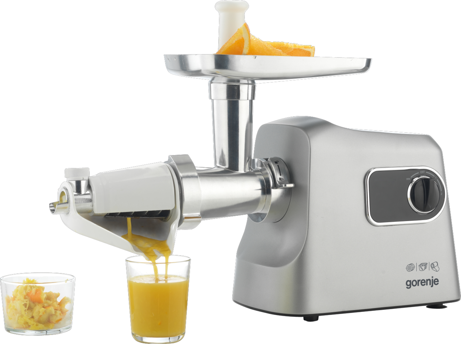 Gorenje Meat grinder | MG2500DS | Stainless Steel/White | 2500 W | Number of speeds 1 | Throughput (kg/min) 2.8 - Image 5