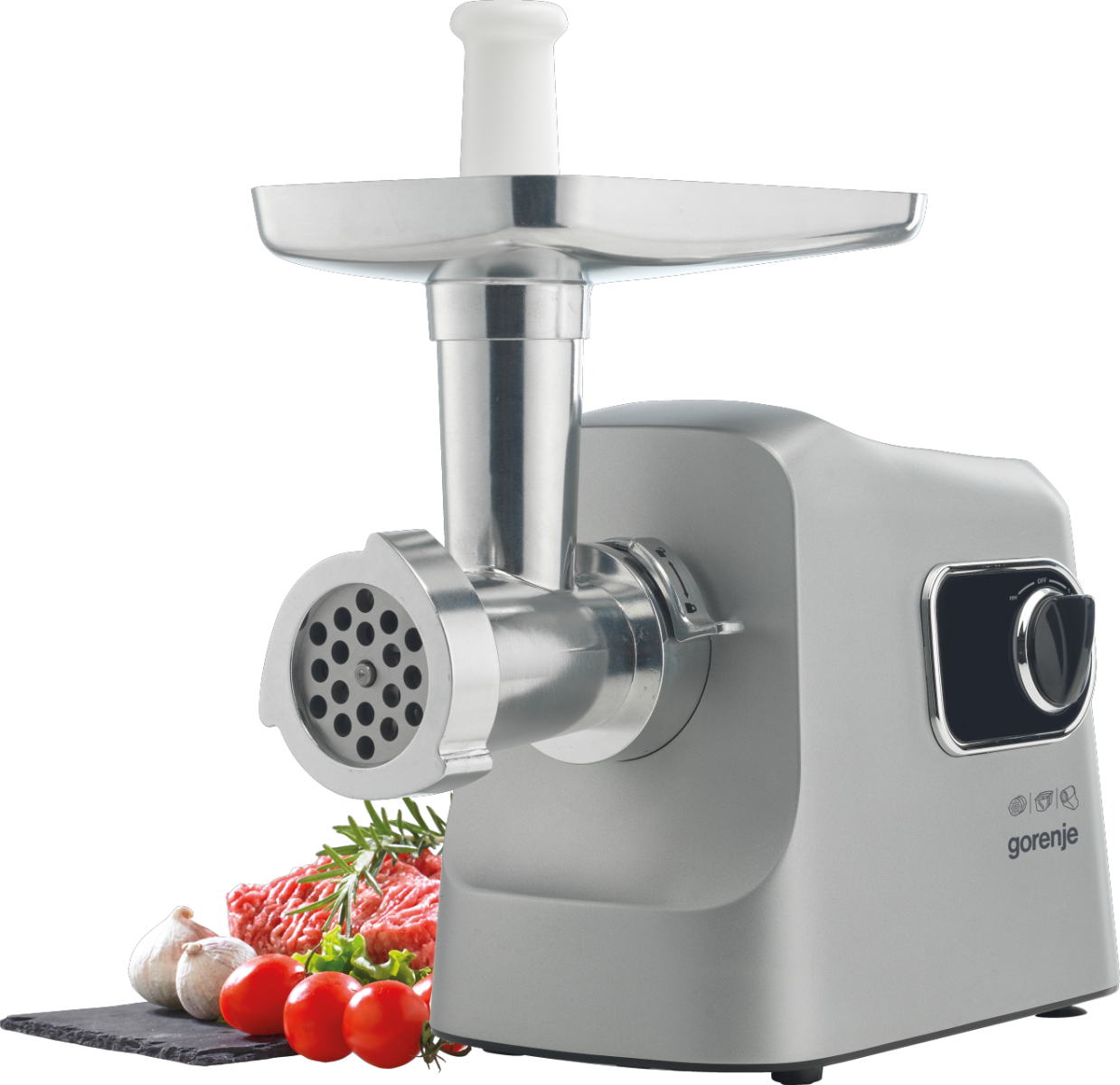 Gorenje Meat grinder | MG2500DS | Stainless Steel/White | 2500 W | Number of speeds 1 | Throughput (kg/min) 2.8 - Image 7