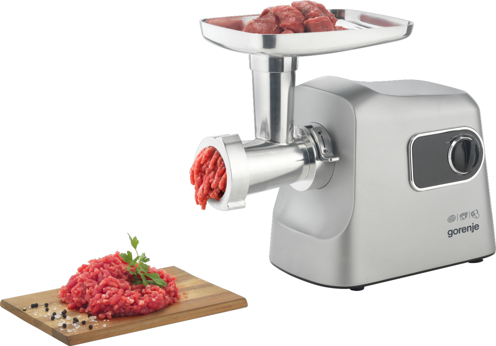 Gorenje Meat grinder | MG2500DS | Stainless Steel/White | 2500 W | Number of speeds 1 | Throughput (kg/min) 2.8 - Image 9