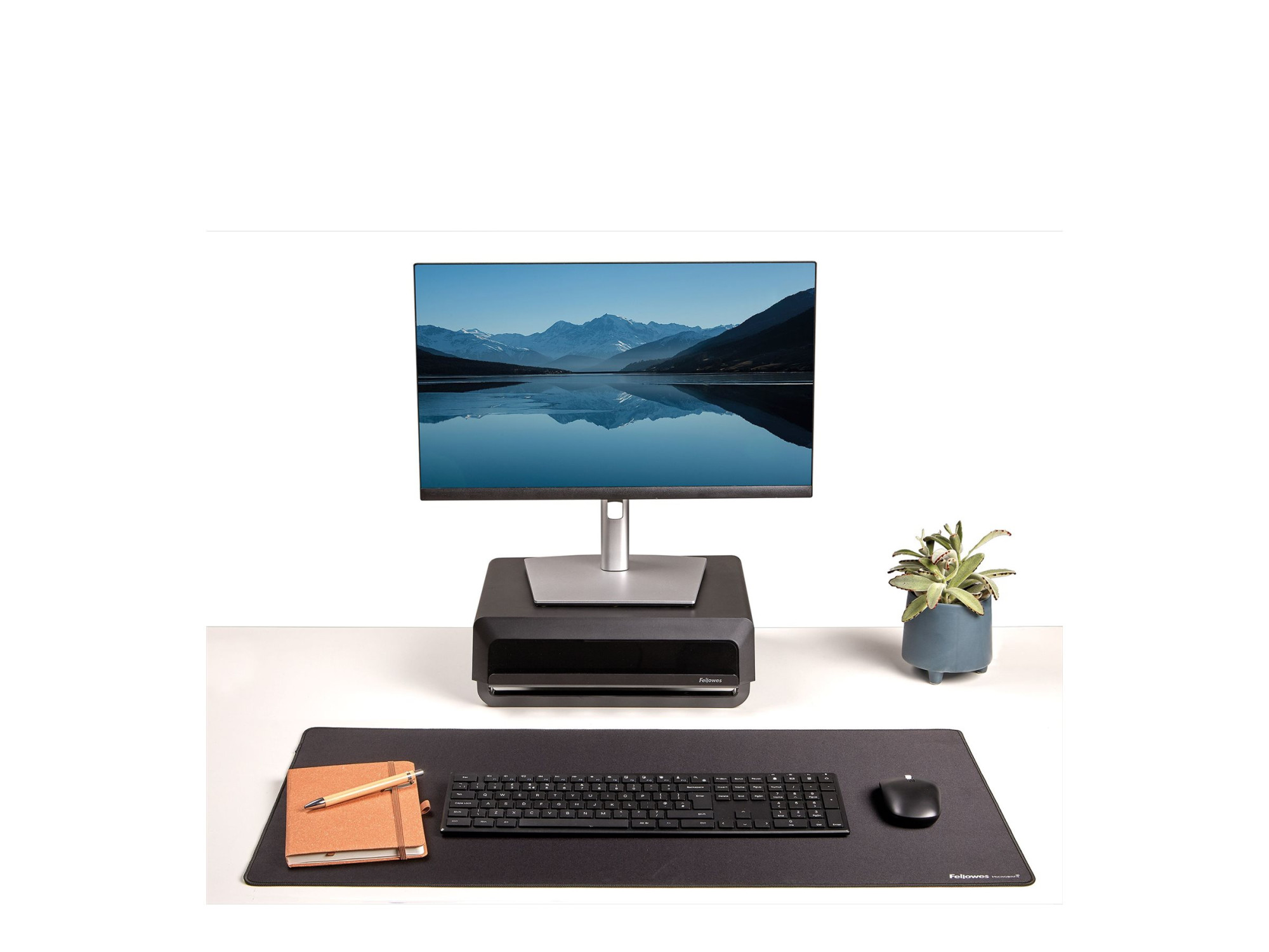 Fellowes Desk Mat | Breyta | 800 x 400 x 2.5 mm | Black - Image 6