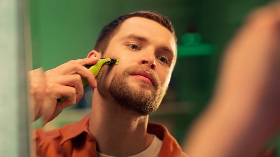 Philips Shaver | QP2734/23 OneBlade 360 | Operating time (max) 60 min | Wet & Dry | Lithium Ion | Green/Gray - Image 6