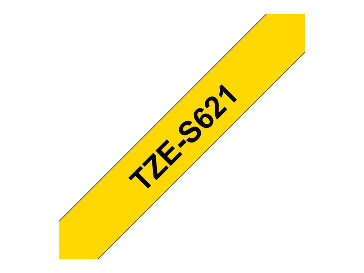 Brother | TZe-S621 Strong Adhesive Laminated Tape | Black on Yellow | TZe | 8 m | 9 cm - Image 12