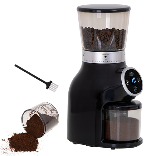Adler | Coffee Grinder | AD 4450 Burr | 300 W | Coffee beans capacity 300 g | Number of cups 1-10 pc(s) | Black - Image 4