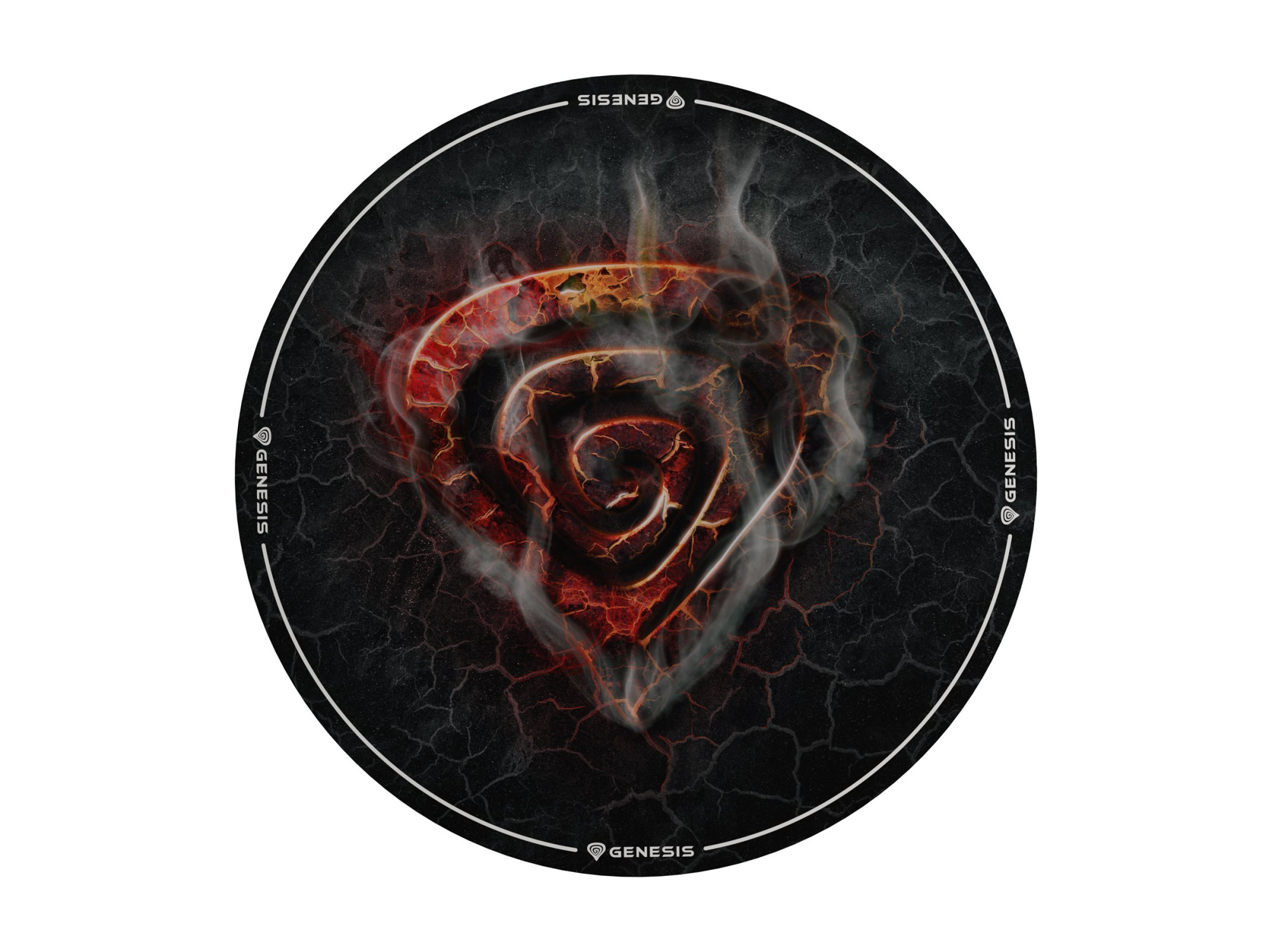 Genesis Tellur 400 Round Lava Floor Mat | Black - Image 3