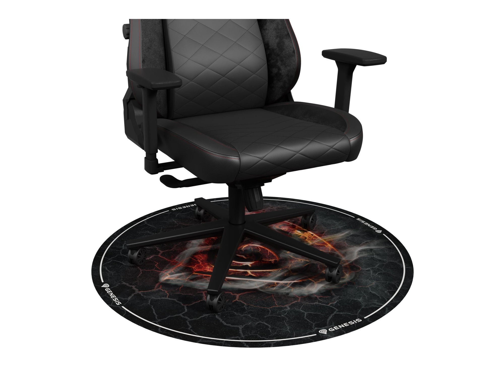 Genesis Tellur 400 Round Lava Floor Mat | Black - Image 9