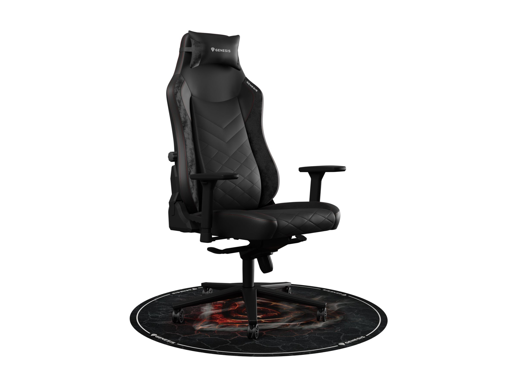 Genesis Tellur 400 Round Lava Floor Mat | Black - Image 10