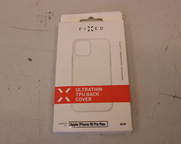 SALE OUT. FIXED Story Slim TPU Back Cover for Apple iPhone 16 Pro Max, clear | Fixed | Story Slim | Back cover | Apple | iPhone 16 Pro Max | TPU | Transparent | DAMAGED PACKAGING, DEMO