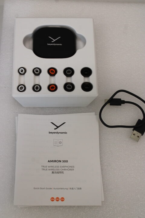 SALE OUT. Beyerdynamic AMIRON 300 TWS black TWS Earphones with charging case, eartips and USB cable | Beyerdynamic True Wireless Earphones | AMIRON 300 | Built-in microphone | Bluetooth | ANC | Black | DEMO - Image 3