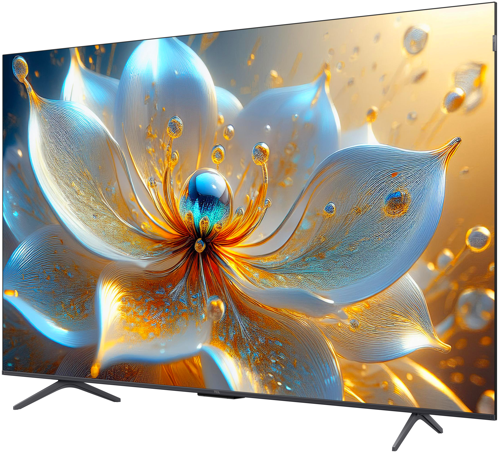 TCL 4K QLED TV | 55T8C | 55 | Smart TV | Google TV | Black - Image 2