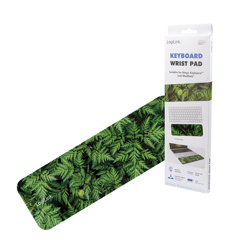 Logilink | Keyboard Wrist Pad, medium | ID0169 | Wrist rest | N/A | N/A | Green - Image 4