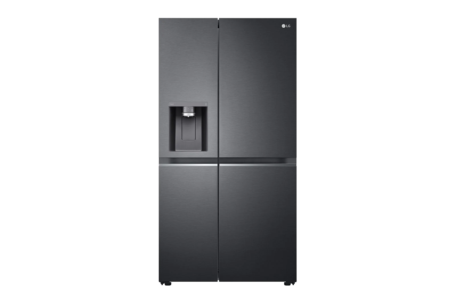LG | Refrigerator | GSLV71MCLE | Energy efficiency class E | Free standing | Side by side | Height 179 cm | No Frost system | Fridge net capacity 416 L | Freezer net capacity 219 L | 36 dB | Matte Black