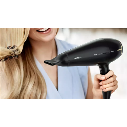 Philips | Hair Dryer | HPS920/00 Prestige Pro | 2300 W | Number of temperature settings 3 | Ionic function | Black/Gold - Image 13