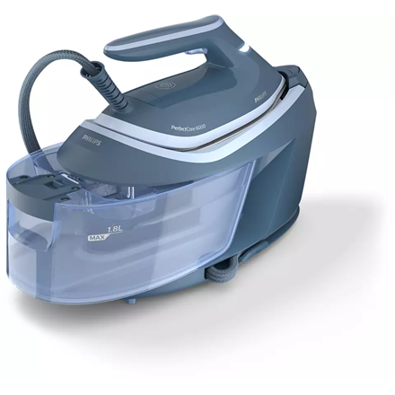 Philips | Ironing System | PSG6042/20 PerfectCare 6000 Series | 2400 W | 1.8 L | 8 bar | Auto power off | Vertical steam function | Calc-clean function | Blue - Image 5