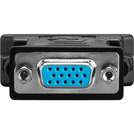 Logilink | DVI-I male Dual-Link (24+5 pin) > VGA female HD (15-pin) | Black | DVI -I | VGA - Image 4