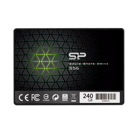 Silicon Power | S56 | 240 GB | SSD form factor 2.5" | Solid-state drive interface SATA | Read speed 460 MB/s | Write speed 450 MB/s