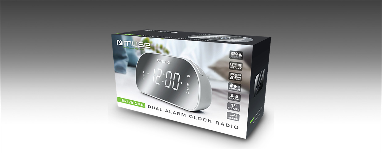 Muse | Clock radio | M-170CMR | Alarm function - Image 3