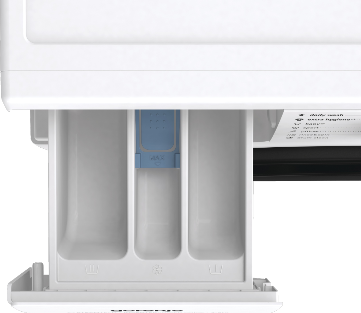 Gorenje Washing Machine | W3NGPI62SBS | Energy efficiency class B | Front loading | Washing capacity 6 kg | 1200 RPM | Depth 47 cm | Width 60 cm | LCD | Steam function - Image 8