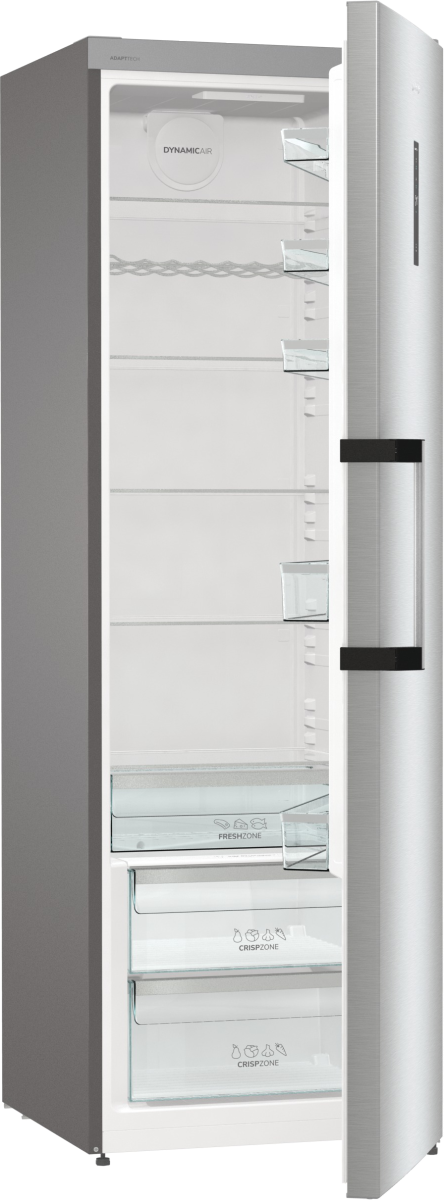Gorenje Refrigerator | R619EAXL6 | Energy efficiency class E | Free standing | Larder | Height 185 cm | Fridge net capacity 398 L | Display | 38 dB | Grey - Image 2